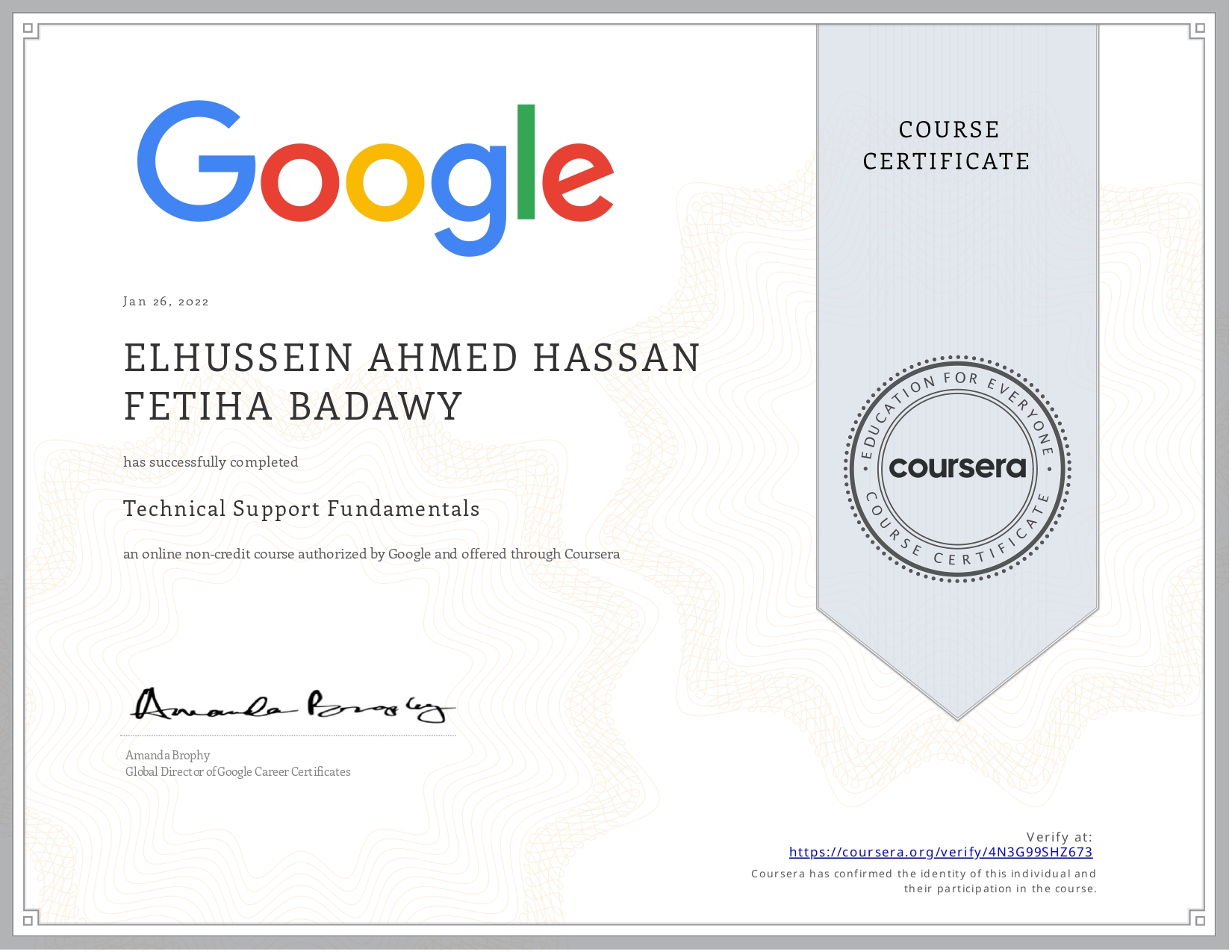 Google Technical Support Fundamentals